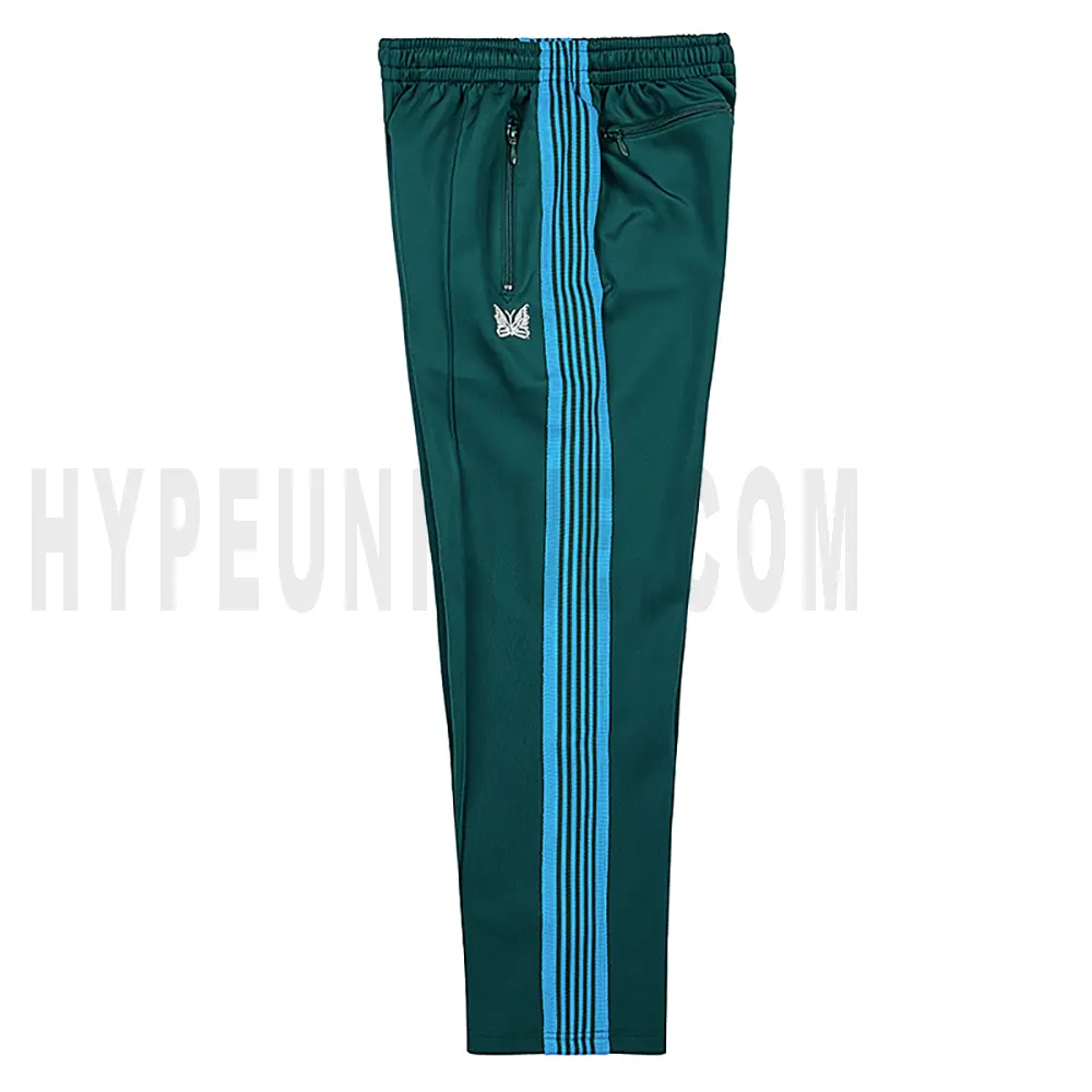 Left side of the green pants
