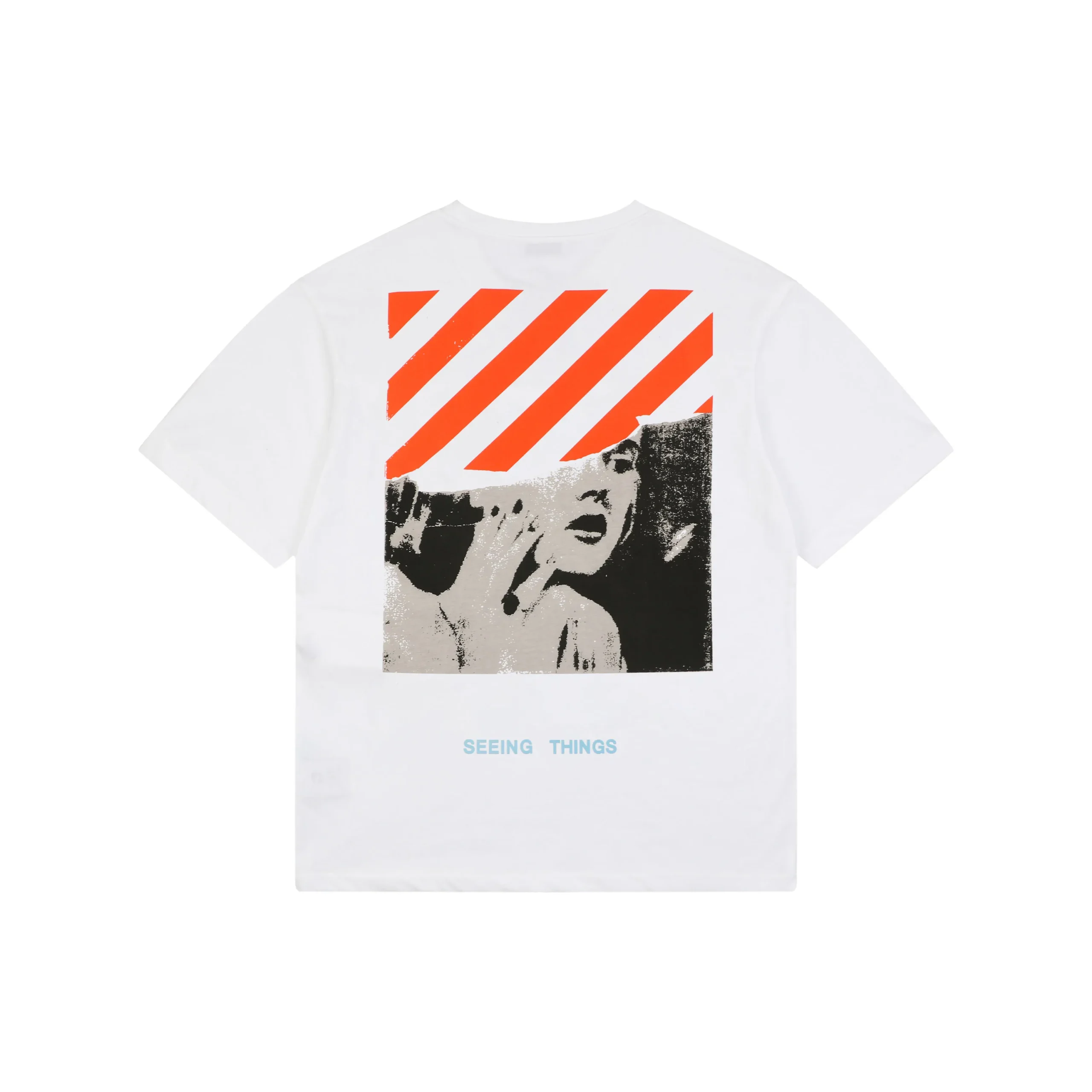 Back of Off-White Marilyn Monroe Print Short-Sleeve T-Shirt