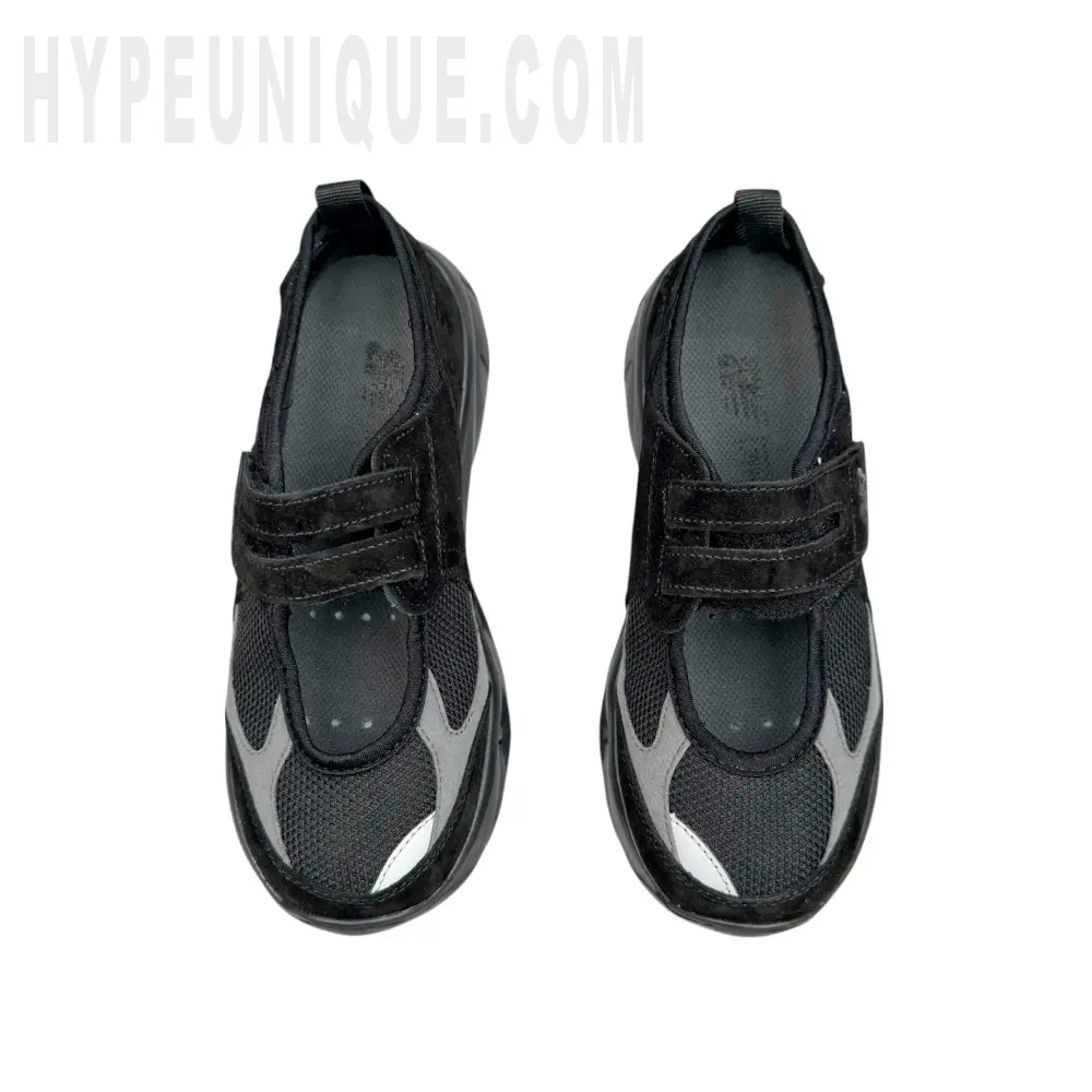 A pair of the black shoes