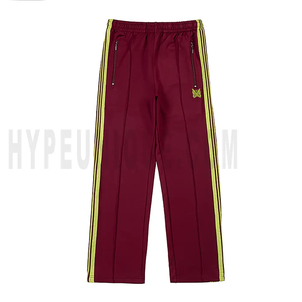 The front of the red pants