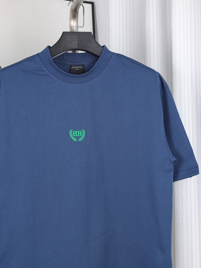 25SS Chest Red Embroidered T-Shirt