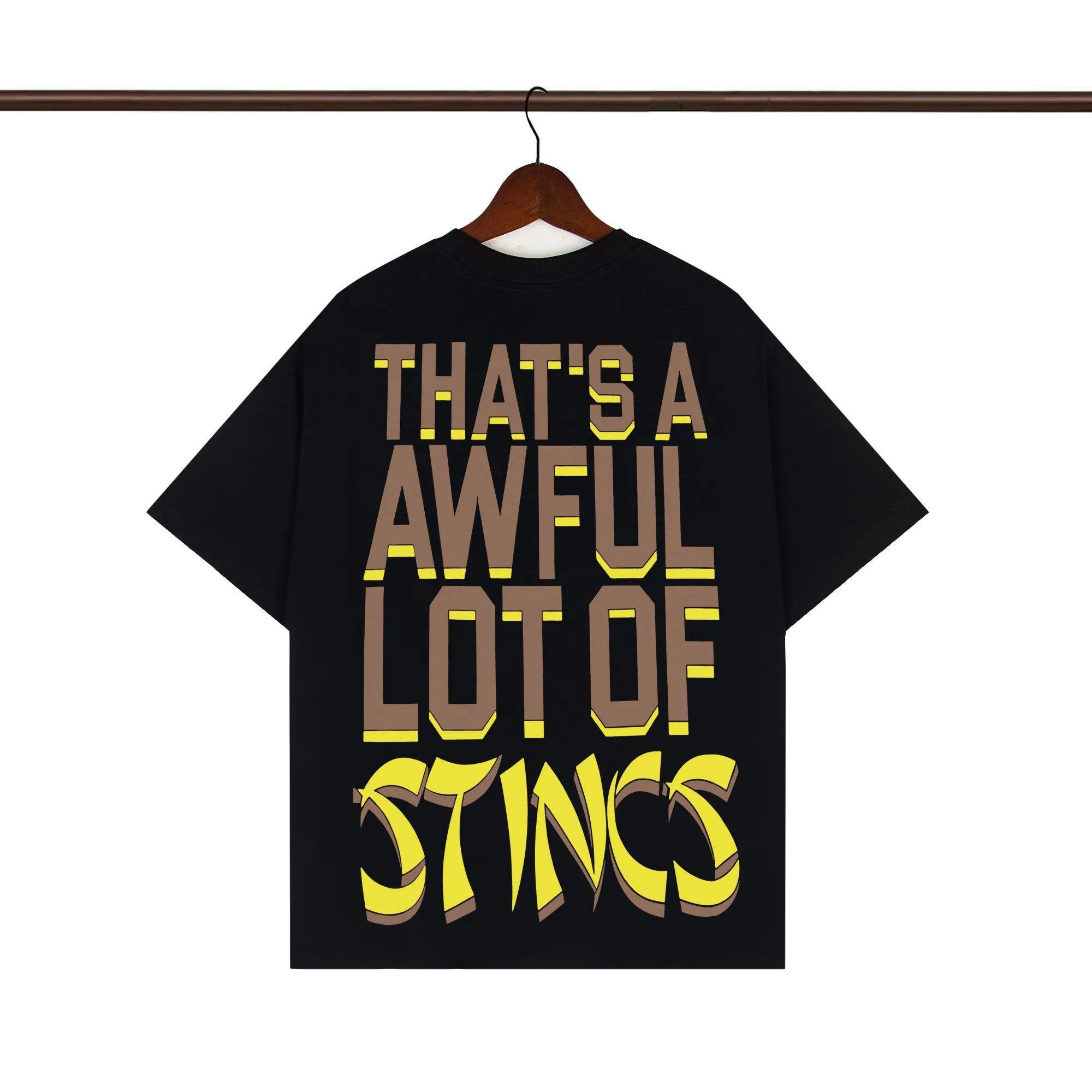 Back of That’s A Awful Lot Of Stincs Laughing Buddha Graphic T-Shirt
