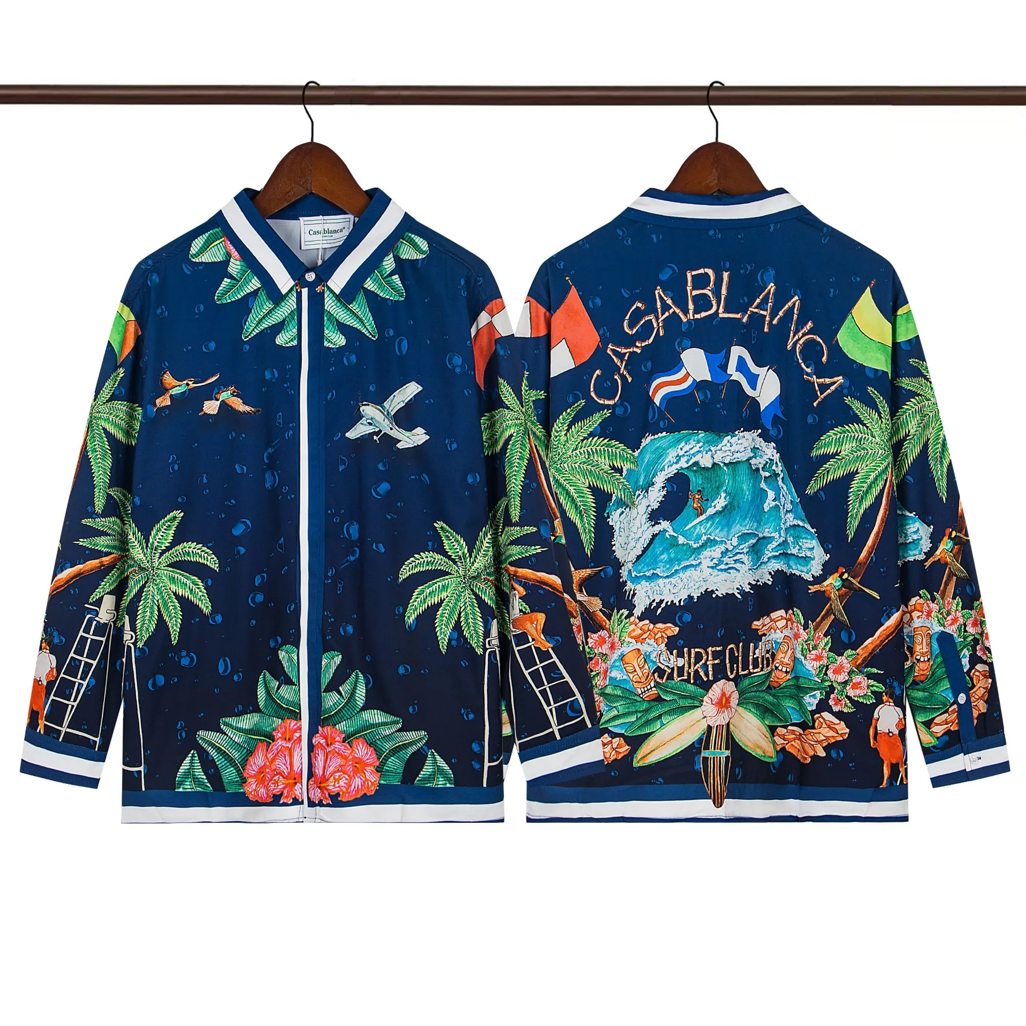 C-Blanca ‘Surf Club’ Nautical Silk Shirt