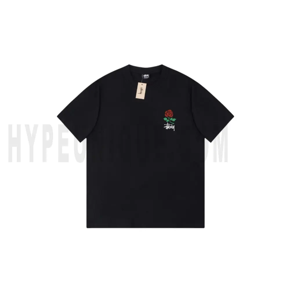 The front of the black clothes