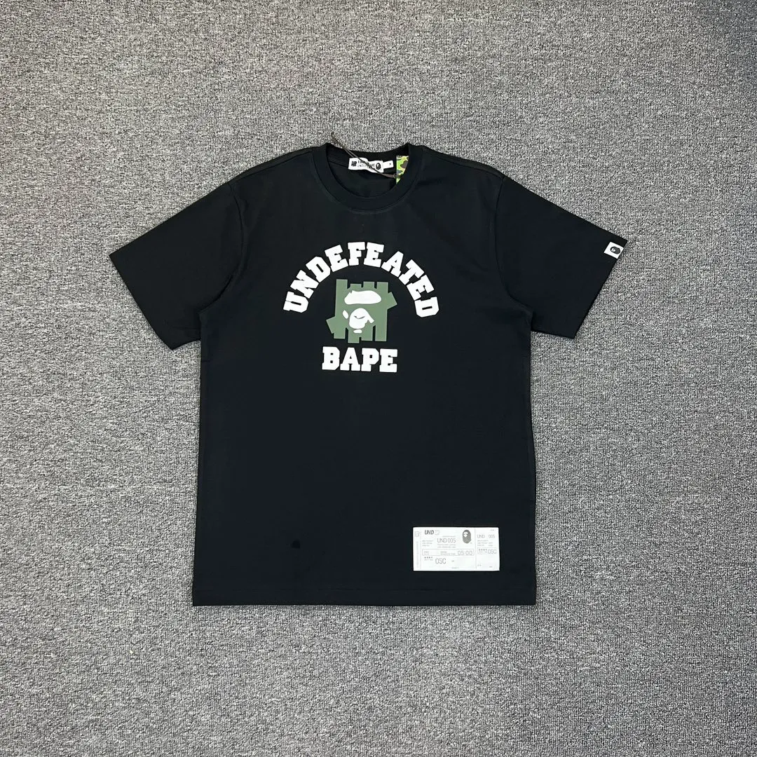 UNDEFEATED x BAPE Ape Head Logo Graphic Cotton T-Shirt