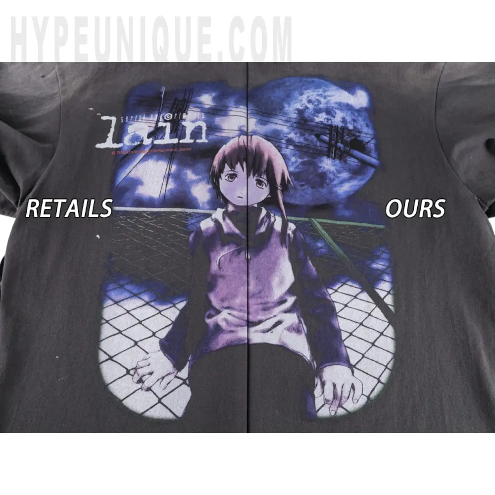 Printed graphic on the front of the clothes