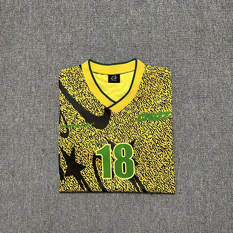 Corteiz Carni Stellations Football Jersey 'Yellow'