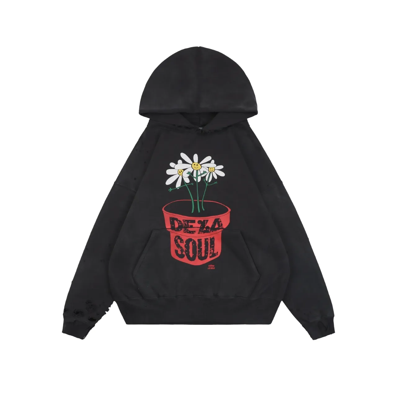 Saint Michael Vintage Flower Graphic Hoodie