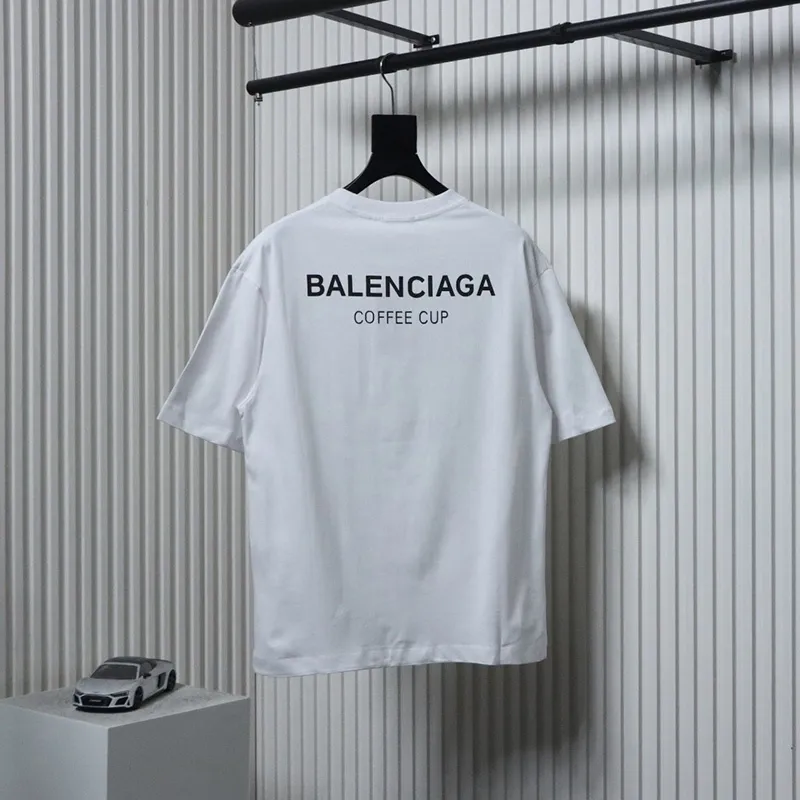 Beverage Cup Logo Print T-Shirt