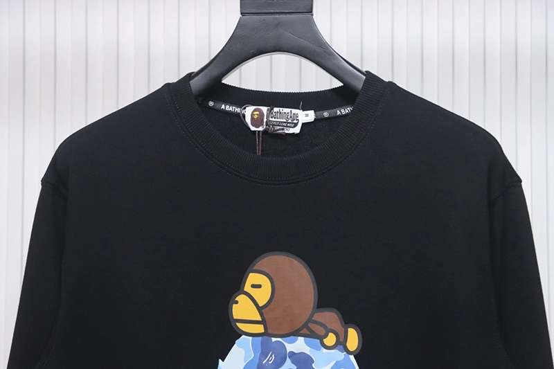 BAPE Color Camo Milo on Ape Head Sweatshirt