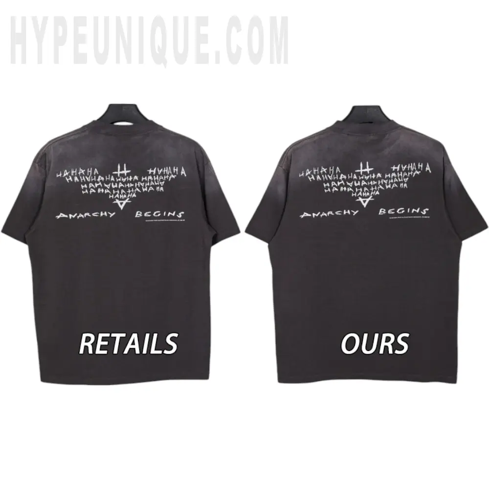 Back View Comparison Chart