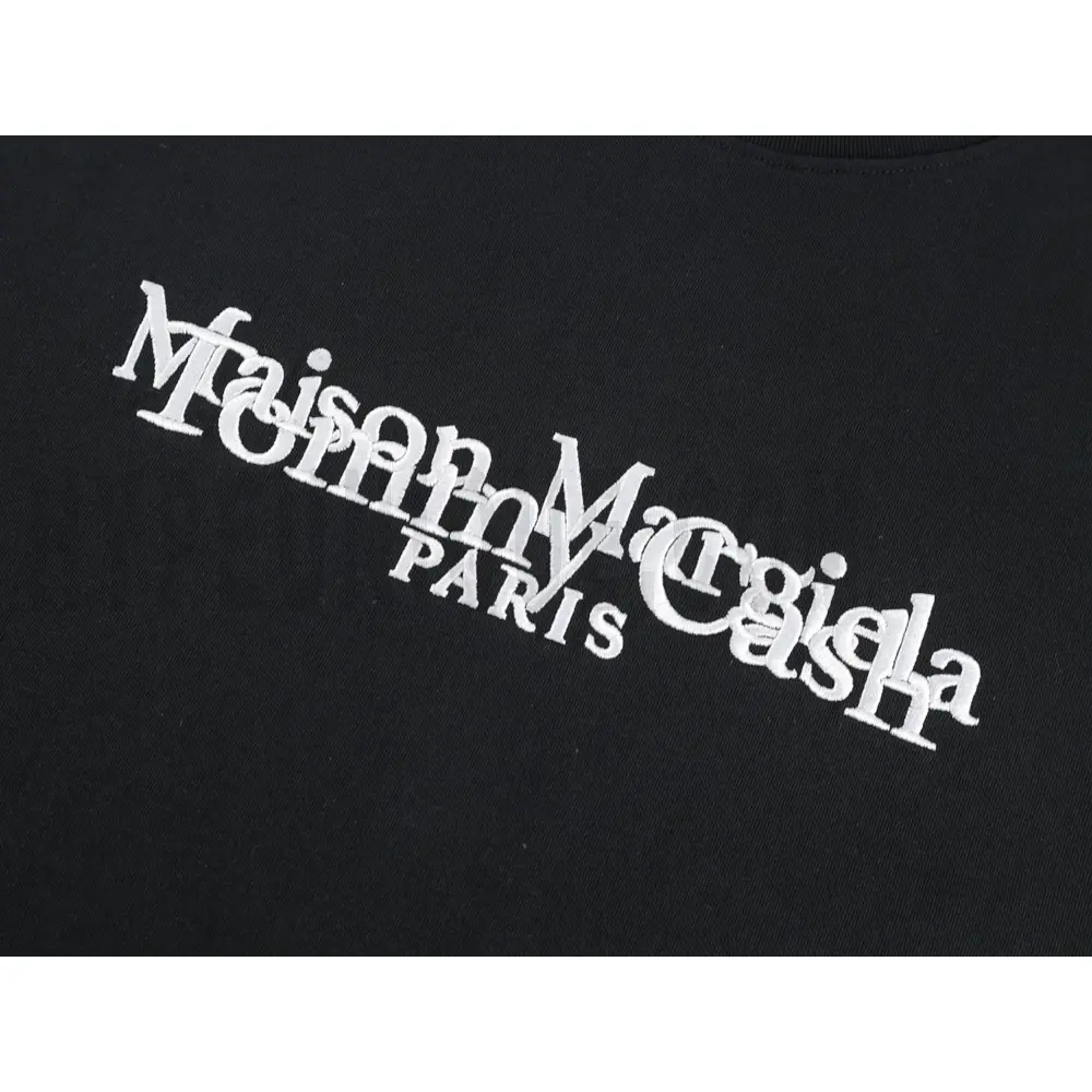 Embroidered graphic on the front of the T-shirt