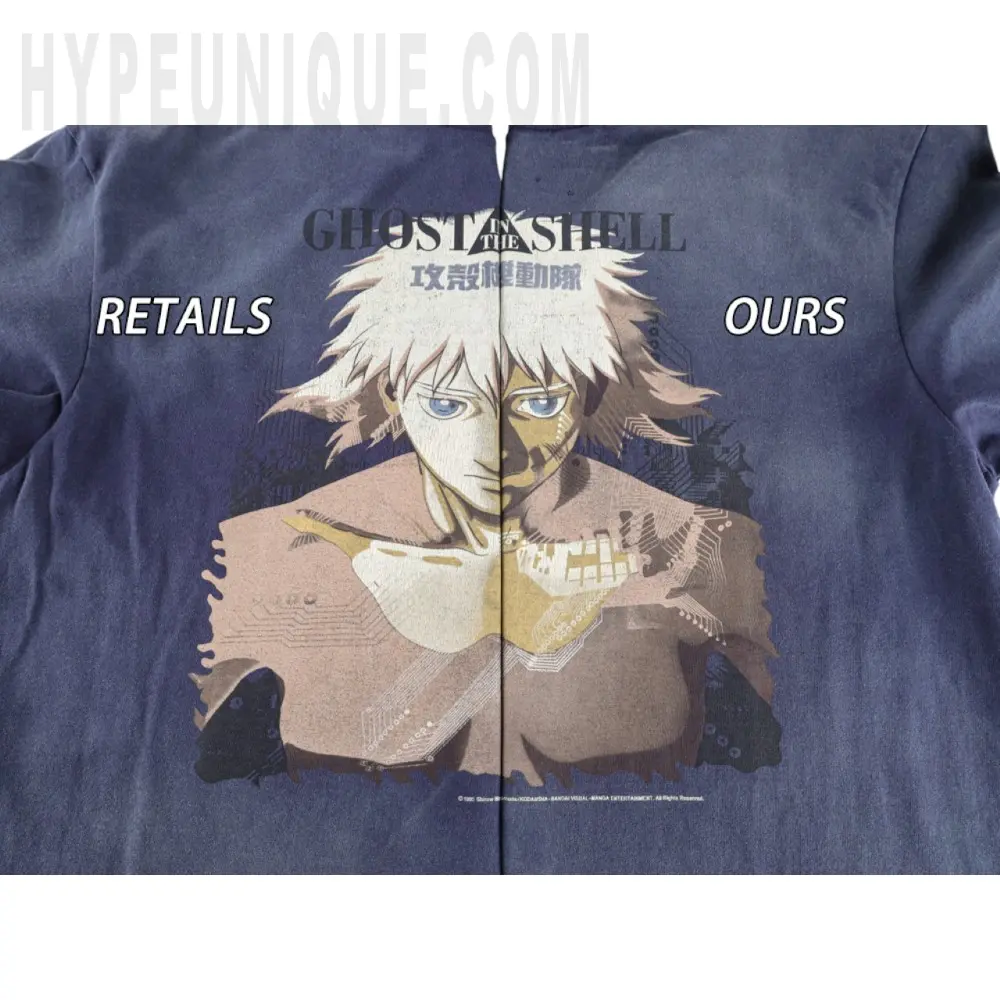 Printed graphic on the front of the garment
