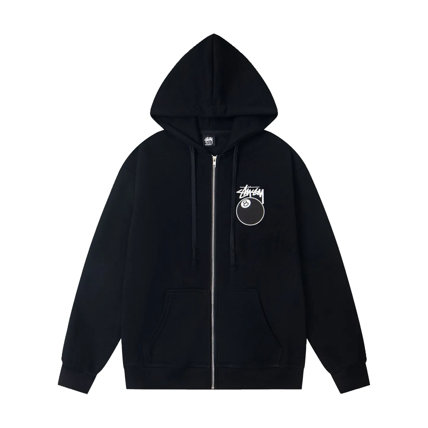 Stussy 8-Ball Graphic Zip-Up
