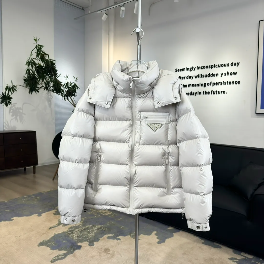 BBR Triangle Logo Hooded Down Jacket