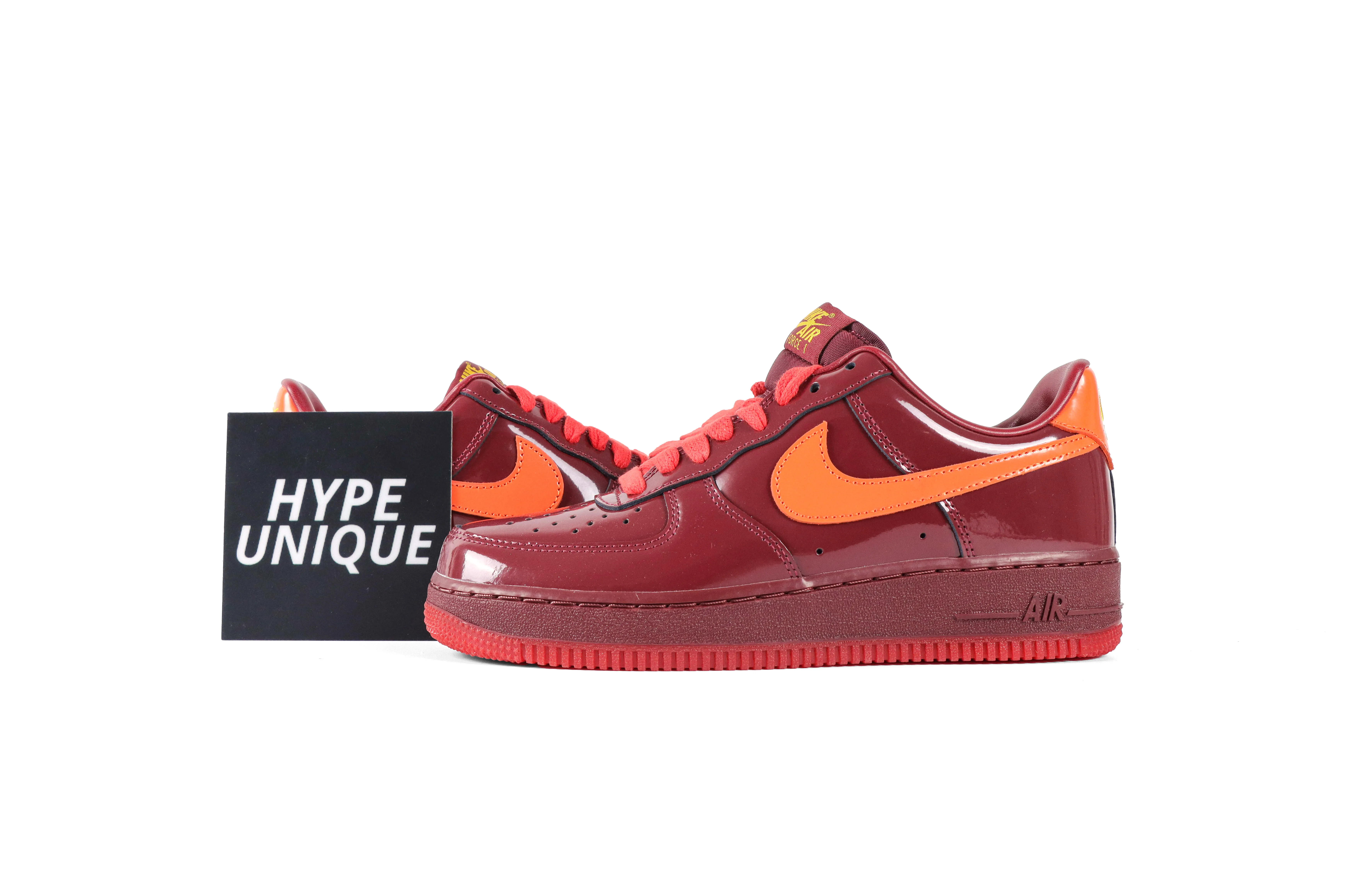 Air Force 1 Low QS “Dark Team Red Safety Orange” Sneakers