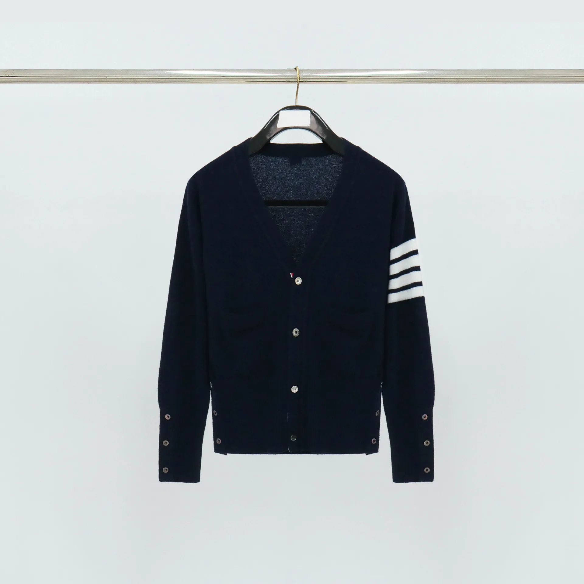 TB 100% Wool Button-Front Cardigan Sweater